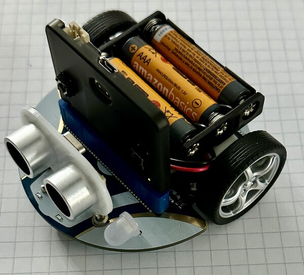 The ELECFREAKS micro:bit Mini Cutebot robot